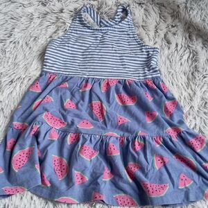 3T Wonder Nation purple and pink watermelon dress